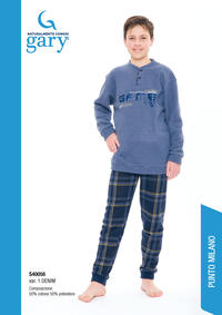 PIGIAMA RAGAZZO M/L S40056 Tellini S.r.l. Ingrosso Abbigliamento